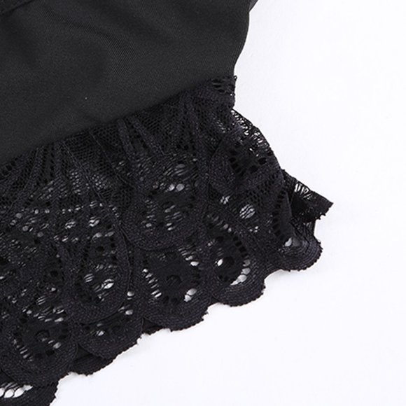 Sexy Floral Lace Backless Lingerie Bodysuit - Picture 13 of 16